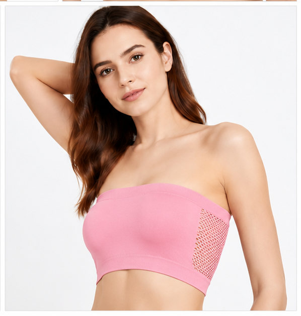Strapless Tube Bra for Women | Breathable Solid Casual Innerwear