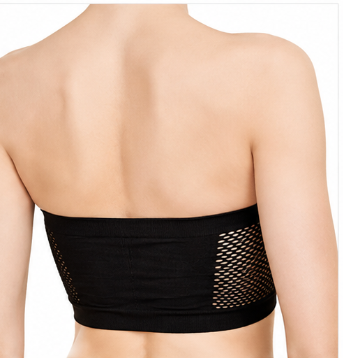 Women’s Tube Bra | Solid Breathable Hollow Design for Everyday Wear