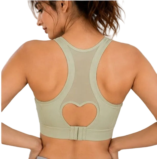 Grey Bold & Beauty Women's Sports Bra for Gym & Yoga Activewear