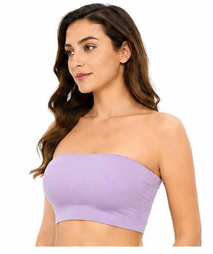 Women’s Tube Bra | Strapless Design with Silicone Anti-Slip Band