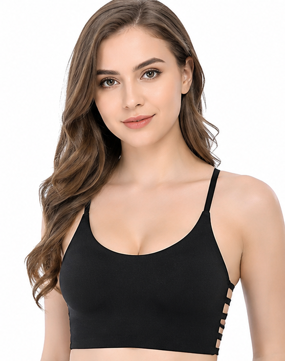 6-Strap Padded Bralette Bra for Women | Comfortable Everyday Innerwear