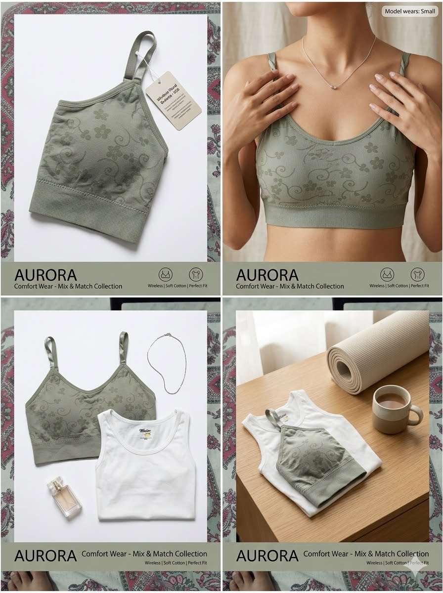 Printed Padded Bra for Women | Stylish & Comfortable | TashfiMart