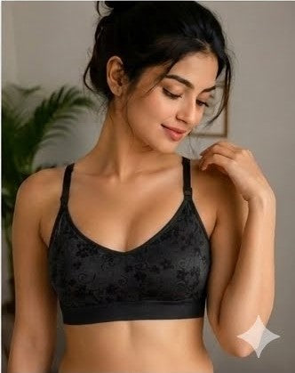 Women's Printed Padded Bra | Comfortable Everyday Bra