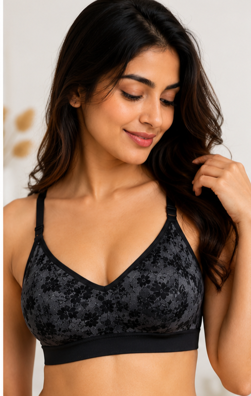Women's Printed Padded Bra | Comfortable Everyday Bra