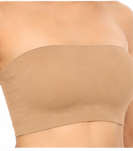 Strapless Bandeau Bra for Women | Anti-Slip Silicone Support