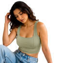 Greenish Grey High Impact Sports Bra gym  for Women