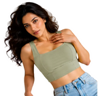 Greenish Grey High Impact Sports Bra gym  for Women