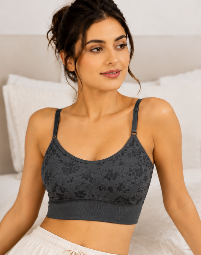 Stylish Printed Padded Bra for Women | TashfiMart