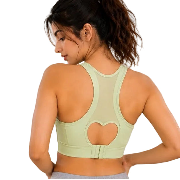 Bold & Beauty Women's Stretchable Racerback Sports Bra for Gym & Yoga