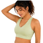 Bold & Beauty Women's Stretchable Racerback Sports Bra for Gym & Yoga