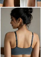 Women's Cotton Blend Padded Sports Bra | Soft & Stretchable